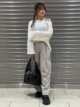 「PAGEBOY（ページボーイ）のアイテム」を使った、　Ayuさん（レディース・157cm）の春コーディネート