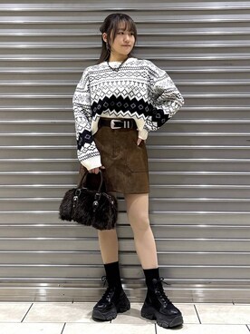Ayuさん(レディース・157cm)の冬コーディネート