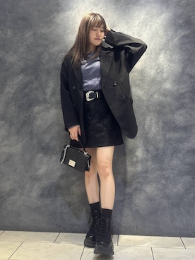 「PAGEBOY（ページボーイ）のアイテム（ベルト）」を使った、　Ayuさん（レディース・157cm）の秋コーディネート