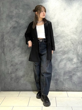 「PAGEBOY（ページボーイ）のアイテム（テーラードジャケット）」を使った、　Ayuさん（レディース・157cm）の秋コーディネート