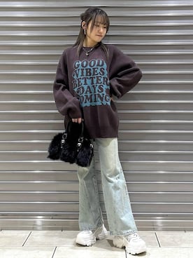 　Ayuさん（レディース・157cm）の冬コーディネート