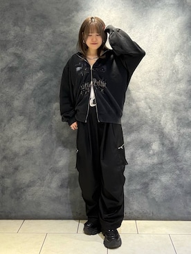 「PAGEBOY（ページボーイ）のハートマンテルネックレス3（ネックレス）」を使った、　Ayuさん（レディース・157cm）の秋コーディネート
