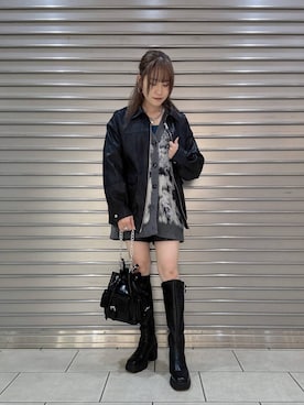 「アイテム（キャミソール、グリーン系）」を使った、　Ayuさん（レディース・157cm）の秋コーディネート