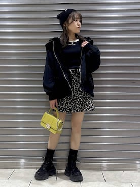 「アイテム（ブルゾン）」を使った、　Ayuさん（レディース・157cm）の秋コーディネート