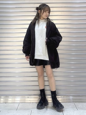 「アイテム（ブルゾン）」を使った、　Ayuさん（レディース・157cm・20代）の秋コーディネート