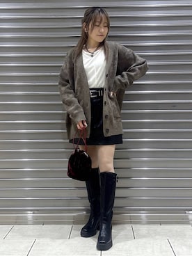 「PAGEBOY（ページボーイ）のアイテム（Tシャツ/カットソー）」を使った、　Ayuさん（レディース・157cm）の秋コーディネート