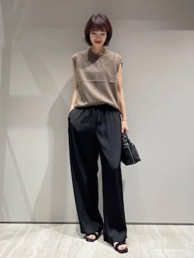 「qualite（カリテ）のアイテム」を使った、MACHIさん（レディース・167cm）の春コーディネート