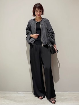 「qualite（カリテ）のアイテム（その他パンツ）」を使った、MACHIさん（レディース・167cm）の夏コーディネート