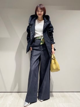 「qualite（カリテ）のアイテム」を使った、MACHIさん（レディース・167cm）の冬コーディネート