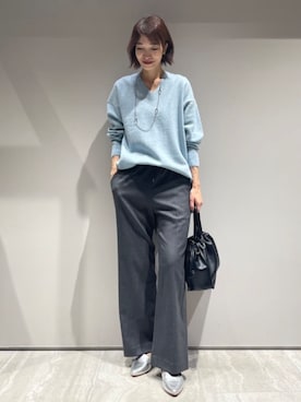 「qualite（カリテ）のアイテム」を使った、MACHIさん（レディース・167cm）の冬コーディネート