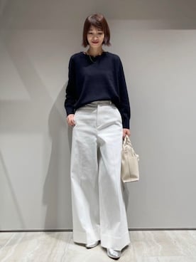 「qualite（カリテ）のアイテム」を使った、MACHIさん（レディース・167cm）の冬コーディネート