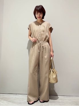 「qualite（カリテ）のアイテム」を使った、MACHIさん（レディース・167cm）の春コーディネート