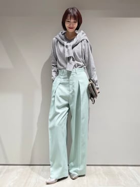 「qualite（カリテ）のアイテム」を使った、MACHIさん（レディース・167cm）の冬コーディネート