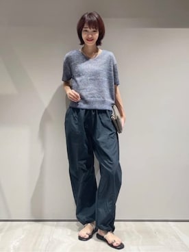 「qualite（カリテ）のアイテム」を使った、MACHIさん（レディース・167cm）の春コーディネート
