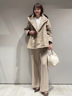 「qualite（カリテ）のアイテム」を使った、MACHIさん（レディース・167cm）の冬コーディネート