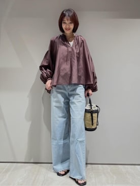 「qualite（カリテ）のアイテム（アクセサリー）」を使った、MACHIさん（レディース・167cm）の春コーディネート