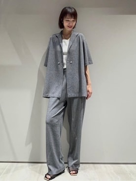 「qualite（カリテ）のアイテム」を使った、MACHIさん（レディース・167cm）の夏コーディネート