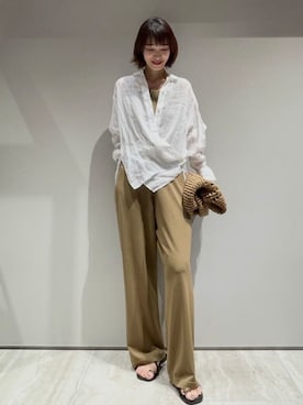 「qualite（カリテ）のアイテム」を使った、MACHIさん（レディース・167cm）の夏コーディネート