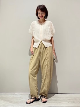 「qualite（カリテ）のアイテム」を使った、MACHIさん（レディース・167cm）の春コーディネート