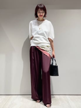 「manipuri（マニプリ）のアイテム」を使った、MACHIさん（レディース・167cm）の夏コーディネート