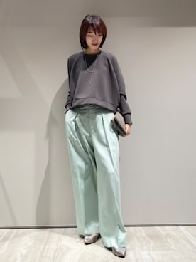 「qualite（カリテ）のアイテム（アクセサリー）」を使った、MACHIさん（レディース・167cm）の春コーディネート