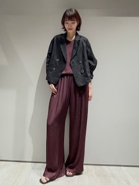 「qualite（カリテ）のアイテム」を使った、MACHIさん（レディース・167cm）の夏コーディネート
