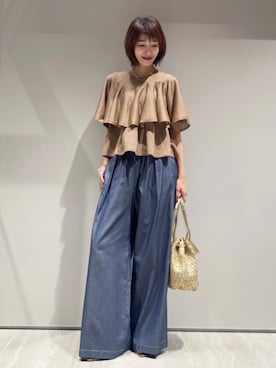 「qualite（カリテ）のアイテム」を使った、MACHIさん（レディース・167cm）の夏コーディネート