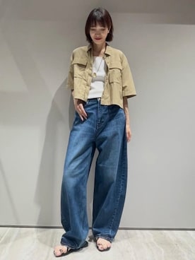 「qualite（カリテ）のアイテム」を使った、MACHIさん（レディース・167cm）の夏コーディネート