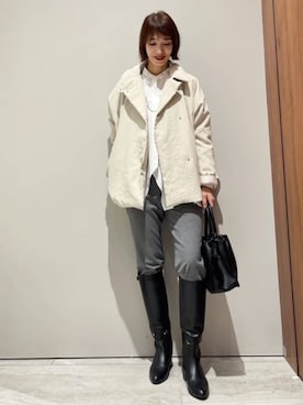 MACHIさん（レディース・167cm）の冬コーディネート