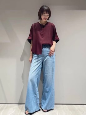 「qualite（カリテ）のアイテム」を使った、MACHIさん（レディース・167cm）の夏コーディネート