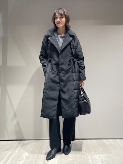 大好評につき再予約受付中！【昨年完売ダウンが進化して新登場】タスランポリリバーロングダウン/リバーシブル可能//冬服/オフィスカジュアル/モンスターパーカー