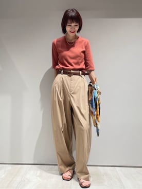 「manipuri（マニプリ）のアイテム」を使った、MACHIさん（レディース・167cm）の夏コーディネート