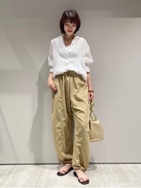「qualite（カリテ）のアイテム」を使った、MACHIさん（レディース・167cm）の春コーディネート