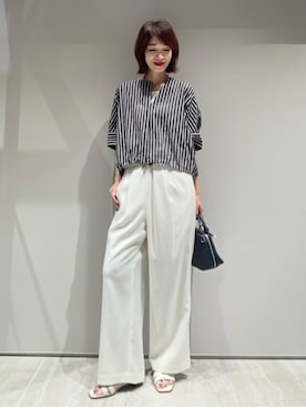 「qualite（カリテ）のアイテム」を使った、MACHIさん（レディース・167cm）の春コーディネート
