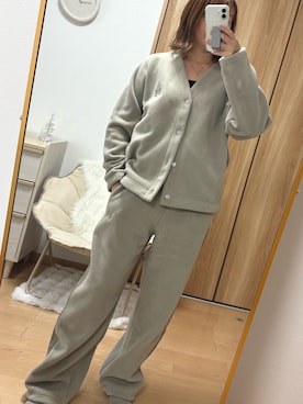 「部屋着」｜HARUさん（レディース・162cm）の秋コーディネート