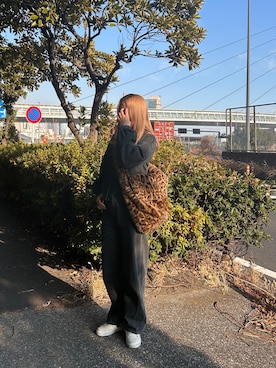「高身長女子コーデ」｜loveliさん（レディース・165cm・20代）の冬コーディネート