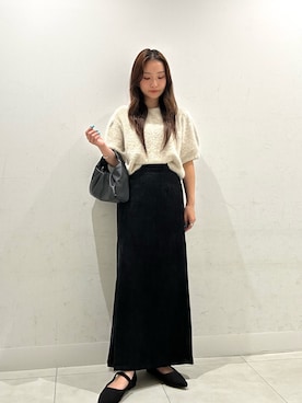 「RODE SKO（ロデスコ）のアイテム（バレエシューズ）」を使った、RURUさん（レディース・155cm）の夏コーディネート