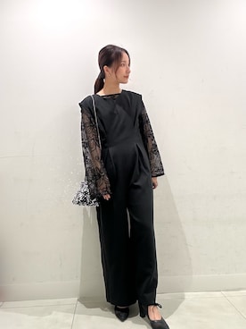 「アイテム（その他ヘアアクセサリー）」を使った、RURUさん（レディース・154cm）の秋コーディネート
