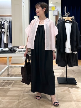 「grace grace （グラスグラス）のアイテム」を使った、minaさん（レディース・157cm）の夏コーディネート