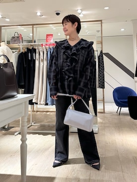 minaさん（レディース・157cm）の冬コーディネート