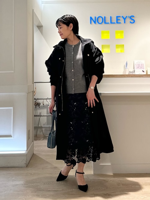 セール】ウォッシャブルBrocheレースハイウエストタイトスカート