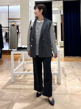 「grace grace （グラスグラス）のアイテム」を使った、minaさん（レディース・157cm）の秋コーディネート