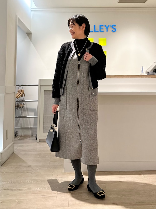 NOLLEY'S｜ウォッシャブルツイードジャンパースカート | Rakuten