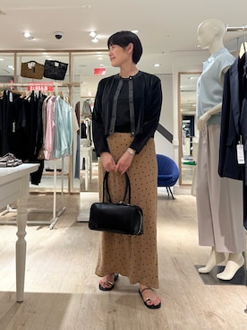 「NOLLEY’S（ノーリーズ）のアイテム」を使った、minaさん（骨格ストレート・レディース・157cm）の夏コーディネート