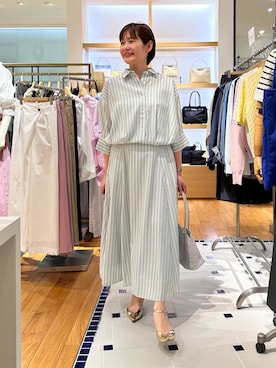 「The Bagmati（ザバグマティ）のアイテム」を使った、minaさん（レディース・157cm）の春コーディネート