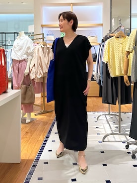 「grace grace （グラスグラス）のアイテム」を使った、minaさん（レディース・157cm）の春コーディネート