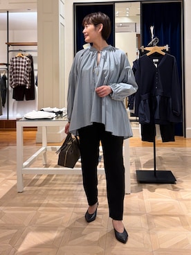 「grace grace （グラスグラス）のアイテム」を使った、minaさん（レディース・157cm）の秋コーディネート