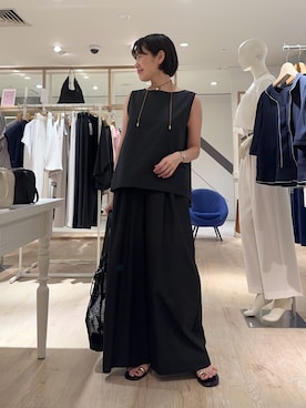 「NOLLEY’S（ノーリーズ）のアイテム」を使った、minaさん（骨格ストレート・レディース・157cm）の夏コーディネート