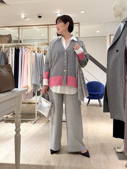 sahara パールクロスミンク ショート丈 ベスト コート なめし柔らか ノーカラーショートコート LE SOUK HOLIDAY｜クロスプラス公式通販サイト