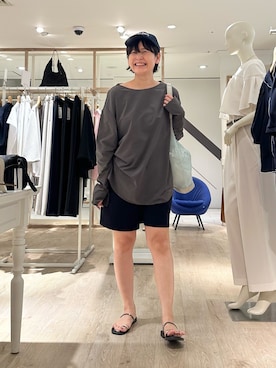 「NOLLEY’S（ノーリーズ）のアイテム」を使った、minaさん（骨格ストレート・レディース・157cm）の夏コーディネート